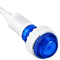 Smidnya IL22 Short Barrel Neon Indicator Light-Panel-220-240V AC-Blue