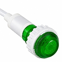 Smidnya IL22 Short Barrel Neon Indicator Light-Panel-220-240V AC-Green