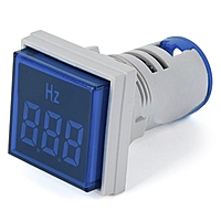 Smidnya IL22 Square Frequency Pilot Light 0–80 Hz-22mm square-220V AC-Blue