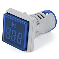 Smidnya IL22 Square Frequency Pilot Light 0–80 Hz-22mm square-220V AC-Blue