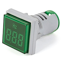 Smidnya IL22 Square Frequency Pilot Light 0–80 Hz-22mm square-220V AC-Green