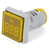 Smidnya IL22 Square Frequency Pilot Light 0–80 Hz-22mm square-220V AC-Yellow