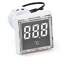 Smidnya IL22 Square Temperature Pilot Light -20 to 200°C-22mm square-220V AC-White