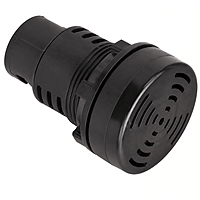 Smidnya IL22 Standard Buzzer-30mm-24V AC/DC-Black