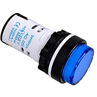 Smidnya IL22 White Body Protected LED Pilot Light-22mm-48V AC/DC-Blue