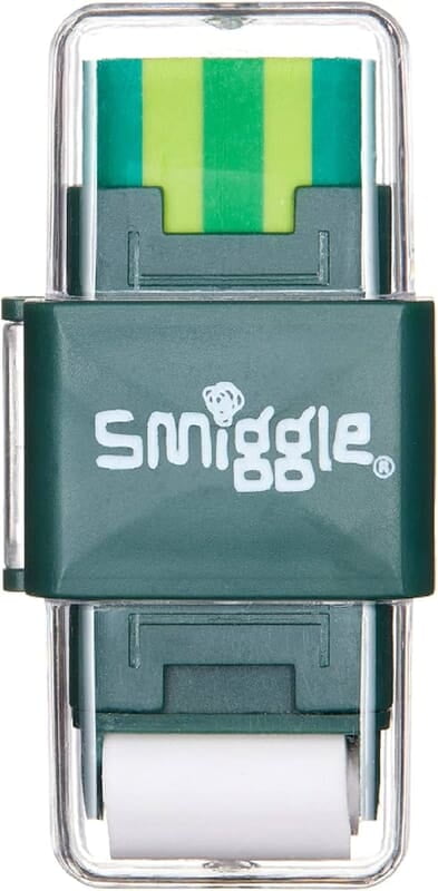 Smiggle Sharp Again Roll Eraser & Sharpener - Green