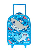 Smiggle Up & Down Teeny Tiny Hardtop Trolley Bag - Mid Blue