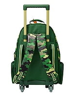 Smiggle Best Budz Trolley Backpack With Light Up Wheels - Green