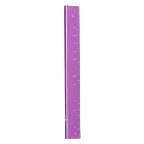 Smiggle Metallic Ruler 15cm - Purple