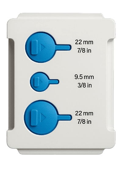 CONMED PlumeSafe X5 Smoke Evacuator Filter 22 mm