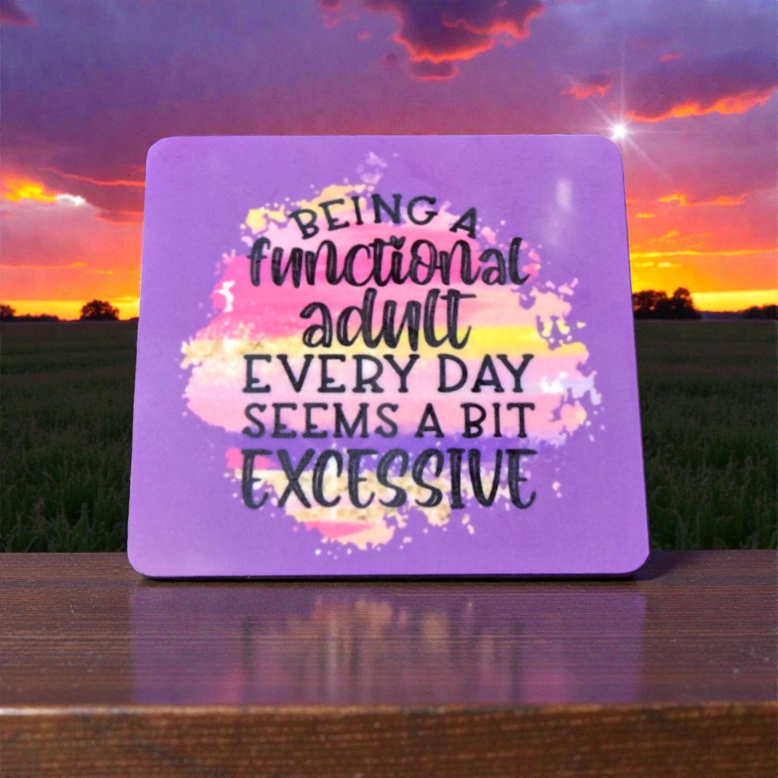 Snarky Magnet-Being a Functional Adult Every Day Seems a Bit Excessive