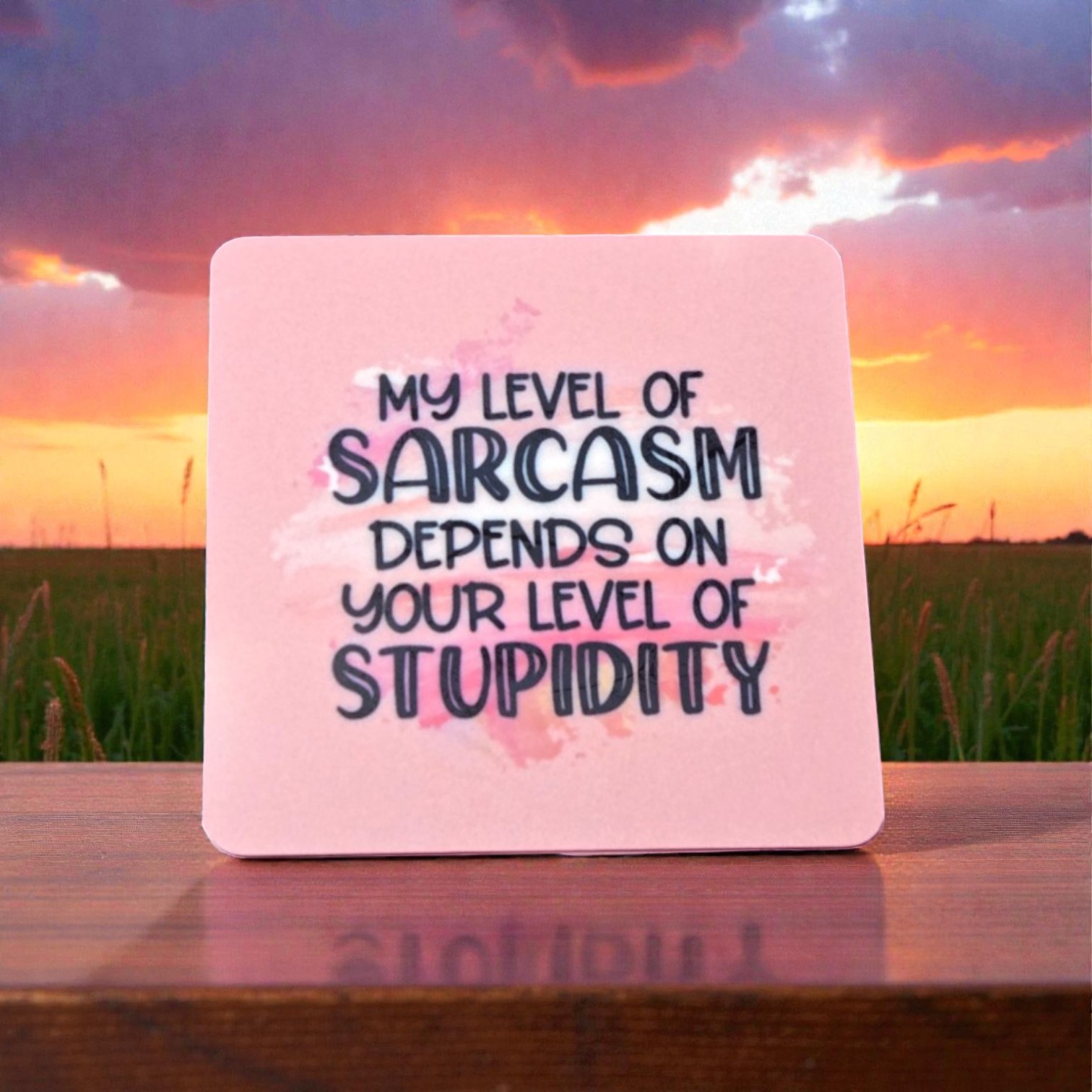 Snarky Magnet-My Level of Sarcasm Depends on Your Level of Stupidity
