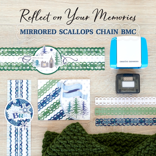 Mirrored Scallops Chain Border Maker Cartridge