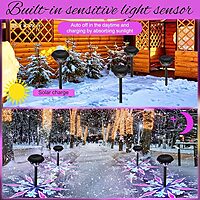 Snow Flake Solar Light - 3 In 1 Snow Flake Solar Light - 3 In 1