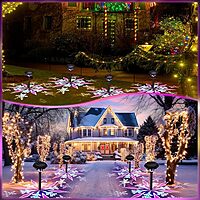 Snow Flake Solar Light - 3 In 1 Snow Flake Solar Light - 3 In 1