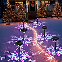 Snow Flake Solar Light - 3 In 1 Snow Flake Solar Light - 3 In 1