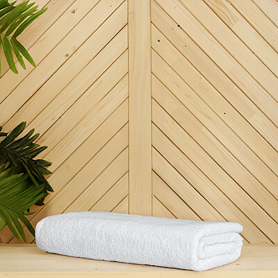 White Pool and Beach Towel