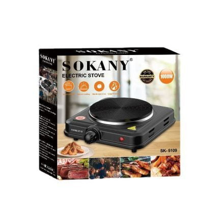 Sokany hot plate single face 1000w
