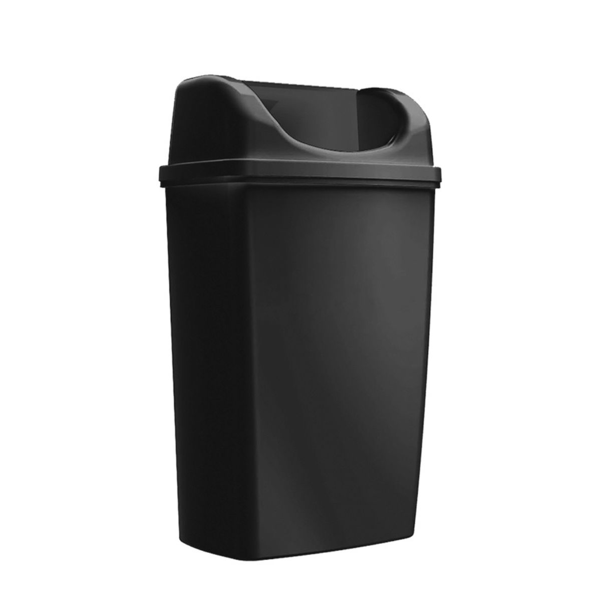 Solo Black 25L wall Mounted Bin