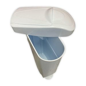 Solo White Pedal 18L Sani Bin