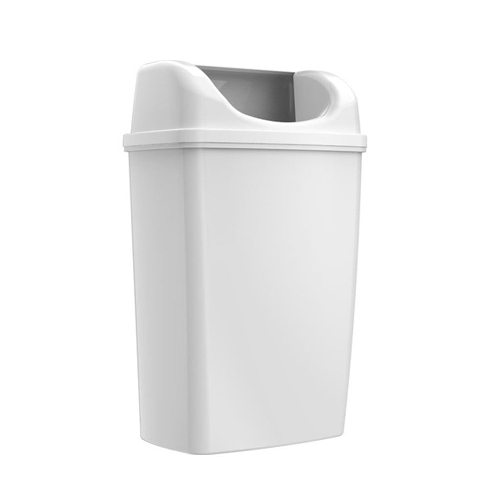 Solo Plastic White 25L Wall Mounted Bin