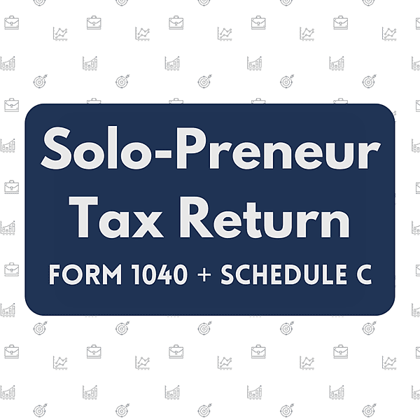 Solo-Preneur Package (1040 + Sched C)