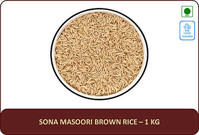 TFG - Sona Masoori Brown Rice - 1 Kg