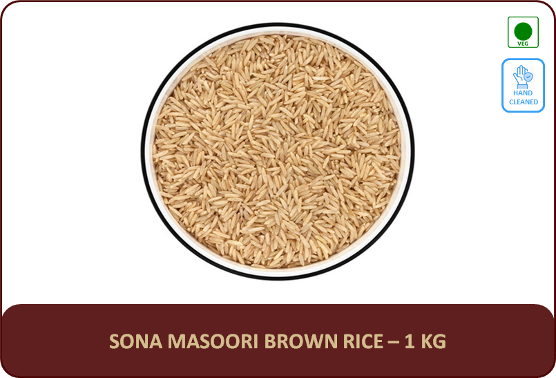 TFG - Sona Masoori Brown Rice - 1 Kg