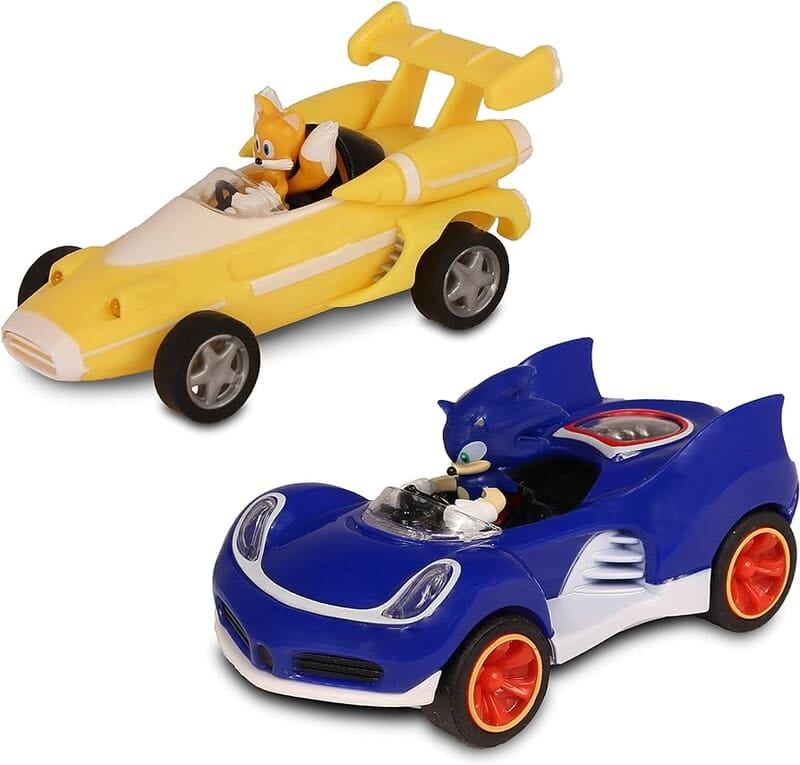 Sonic & All-Stars Racing Transformed Pull Back Racer - Sonic & Tails