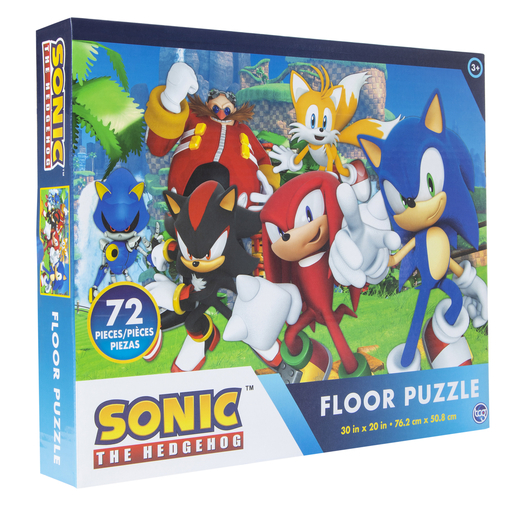 Sonic The Hedgehog Floor Puzzle - 72pcs