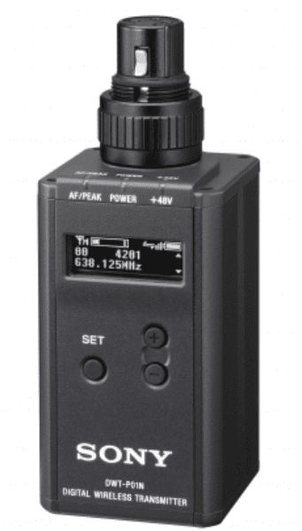 Sony DWT-P01N/33 Digital Wireless Microphone Plug-on Transmitter