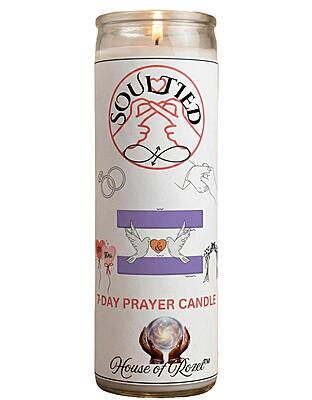 Soul-Tied Love Sweetening Prayer Candle