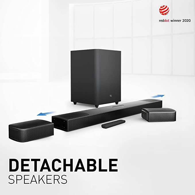 JBL Bar 9.1, Truly Wireless Home Theatre with Dolby Atmos® and DTS:X™ 3D Sound, 9.1