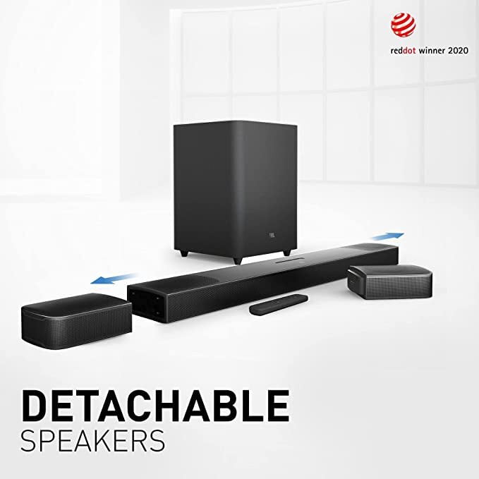 JBL Bar 9.1, Truly Wireless Home Theatre with Dolby Atmos® and DTS:X™ 3D Sound, 9.1