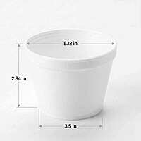 Soup Bowl Foam 16oz 20/25