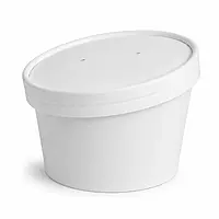 Soup Bowl Paper w/ paper lids 12oz Choice 10/25