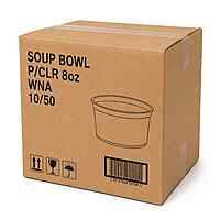 Soup Bowl P/Clr 8oz WNA 10/50