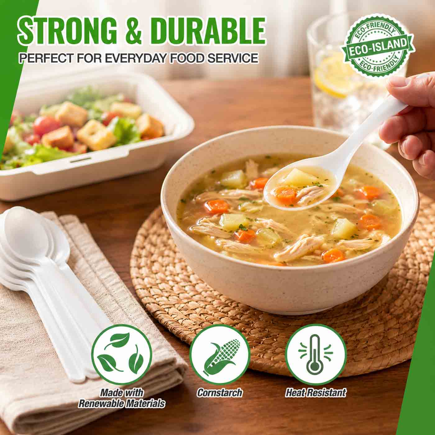 Soup Spoon Eco-Island 4/250