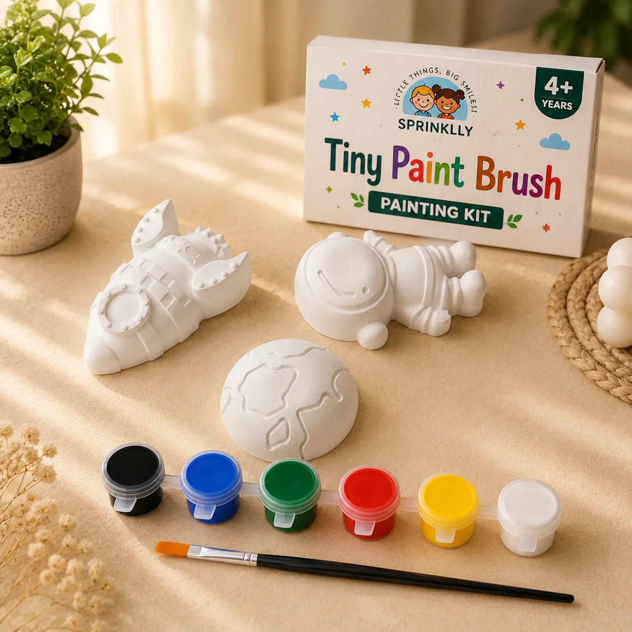 Tiny Paint Brush – Space Theme Painting Kit – Pack of 6 Kits
