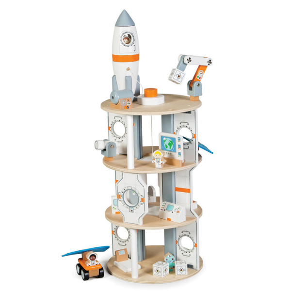 Tidlo Toys Space Station Playset