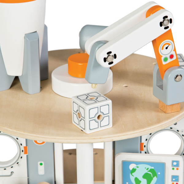 Tidlo Toys Space Station Playset