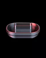 Sparkle Scales - 3D Printed J Makeup and Jewelry Organizer