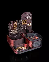 Sparkle Scales - 3D Printed J Makeup and Jewelry Organizer