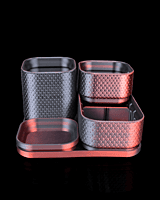 Sparkle Scales - 3D Printed J Makeup and Jewelry  Organizer