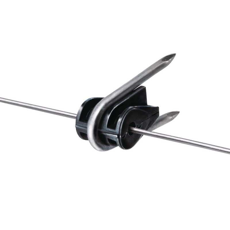 Speedrite Wood Post Staple On Insulator - 50 Pcs