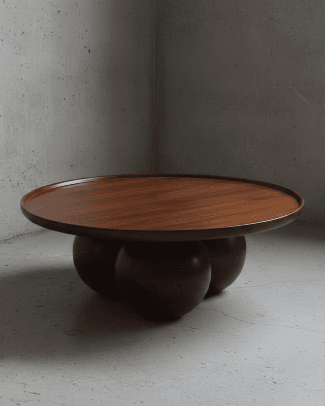 Spherical Concave Top Coffee Table