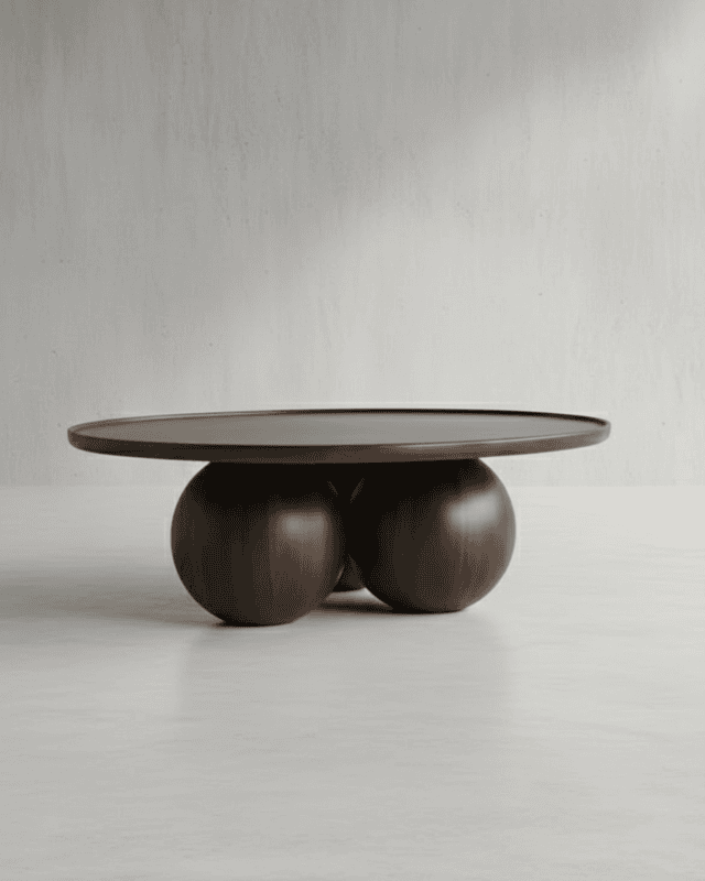 Spherical Concave Top Coffee Table
