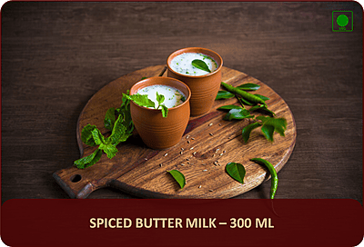 Spiced Butter Milk - 300 ml (Lunch) Spiced Butter Milk - 300 ml (Lunch)