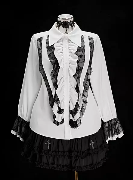 Spider Web Loose Blouse