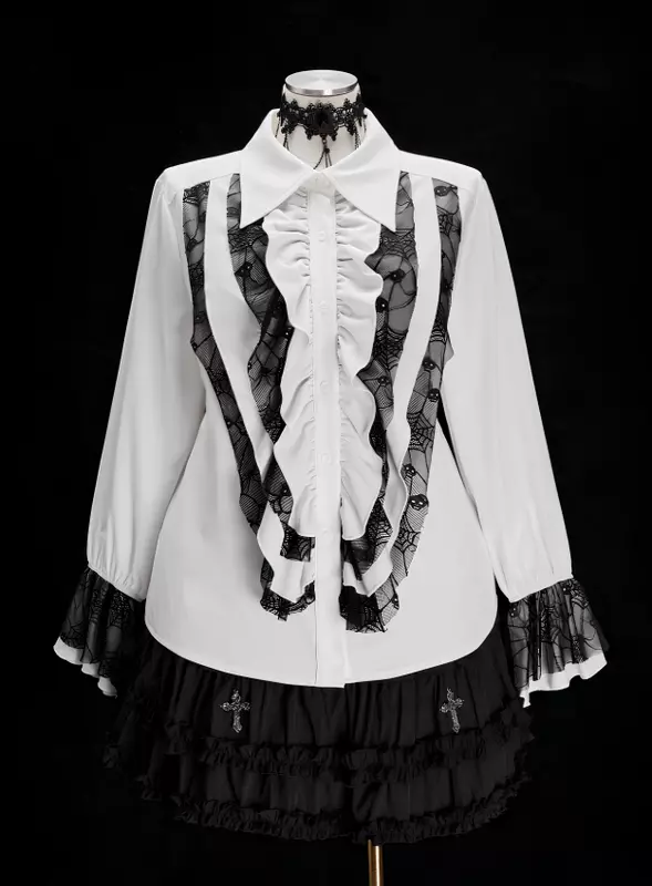Spider Web Loose Blouse